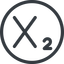 Line, normal, circle, text, editor, subscript icon