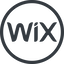 Line, normal, circle, website, store, blog, ecommerce, hosting, domain, wix icon