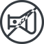 Line, left, normal, circle, prohibited, bubble, bubbles, graduated, erlenmeyer, chemical, flask, lab, laboratory, chemistry, potion, glassware, conical, bubbling, boiling, bulbous, erlenmeyer-bubbling icon