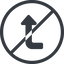 Line, right, normal, circle, sign, confirm, arrow, prohibited, key, submit, send, return, enter, return-sign-solid, return-sign icon