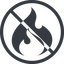 Line, normal, circle, logo, brand, icon, codeigniter, igniter, code, php, framework, flame, prohibited, fire icon