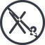 Line, normal, circle, prohibited, text, editor, subscript icon