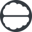 Right, normal, solid, circle, human, idea, brain, intelligence, brain-solid, synapse, neuron, memory icon