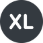 Normal, solid, circle, extra, size, large, xl, extra-large icon