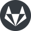 Normal, solid, circle, brand, social, network, brands, repo, gitlab, gitlab-alt, gitlab-alt-solid, wolf icon