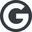 Up, normal, solid, circle, logo, g, google-logo icon