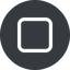 Normal, solid, circle, square, video, play, stop, mp3, player, pause icon