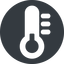 Normal, solid, circle, temperature, low, thermometer, cold, thermometer-low, thermometer-low-solid icon