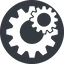 Normal, solid, circle, gear, billing, hosting, domain, host, whmcs icon