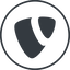 Thin, line, circle, php, website, cms, typo3 icon