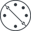 Thin, line, down, circle, prohibited, spinner, spin, wait, load, loading, spinner-thin, loader icon