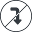 Thin, line, left, circle, sign, confirm, arrow, prohibited, key, submit, send, return, enter, return-sign-solid, return-sign icon
