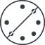 Thin, line, left, circle, prohibited, spinner, spin, wait, load, loading, spinner-thin, loader icon