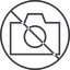 Thin, line, circle, prohibited, camera, photo, picture, camera-thin icon