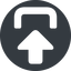 Thin, left, solid, circle, sign, in, signin, login, log, log-in, download, upload, connection, sign-in-solid icon