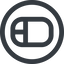 Line, left, wide, circle, computer, keyboard, mouse, pointer, computer-mouse, computer-mouse-wide icon