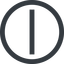 Line, right, wide, circle, minus, remove, sub, substract, collapse, minus-wide, -, less icon