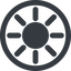 Line, up, wide, circle, star, light, brightness, luminosity, intensity, brilliance, lighter, darker, dark, mode, Illumination, sun, shine, flash, ray, brightness-full, brightness-wide, brightness-wide-full icon
