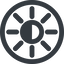 Line, up, wide, circle, star, light, brightness, luminosity, intensity, brilliance, lighter, darker, dark, mode, Illumination, sun, shine, flash, ray, brightness-half, brightness-wide, brightness-wide-half icon