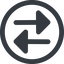Line, up, wide, circle, arrow, update, change, switch, select, revert, double, double-arrow, change-solid icon
