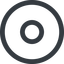 Line, wide, circle, dot, round, dot-wide icon