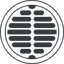 Line, up, wide, circle, manhole, sewer, sewer-manhole, metal, cover, manhole-wide icon