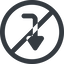 Line, left, wide, circle, sign, confirm, arrow, prohibited, key, submit, send, return, enter, return-sign, return-sign-wide icon