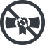 Line, wide, solid, circle, prohibited, university, diploma, degree, college, education, graduated, graduate, diploma-solid icon