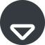 Up, down, normal, wide, solid, circle, order, sort, sort-up-wide icon
