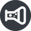 Left, wide, solid, circle, bubble, bubbles, graduated, erlenmeyer, chemical, flask, lab, laboratory, chemistry, potion, glassware, conical, bubbling, boiling, bulbous, erlenmeyer-bubbling-wide icon
