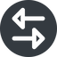 Up, wide, solid, circle, horizontal, mirror, arrow, update, change, switch, select, revert, double, double-arrow, change-wide icon