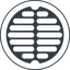 Up, wide, solid, circle, manhole, sewer, sewer-manhole, metal, cover, manhole-wide icon