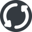 Wide, solid, circle, spin, wait, load, loading, waiting, update, reload, refresh, loader, change icon