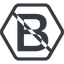 Line, normal, hexagon, logo, brand, bootstrap, b, letter, prohibited, bootstrap-b icon