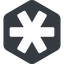 Right, normal, solid, hexagon, star, asterisk, asterisk-solid icon