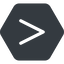 Normal, solid, hexagon, horizontal, mirror, symbol, less, math, mathematics, greater, than, greater-than, less-than, comparison, inequality, mathematical, smaller, bigger, maths icon