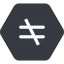 Normal, solid, hexagon, sign, not, horizontal, mirror, symbol, math, mathematics, inequality, mathematical, equal, not-equal, different, maths icon