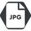 Normal, solid, hexagon, image, file, photo, picture, jpg, file-jpg, file-jpg-solid, photography, graphic, bitmap icon
