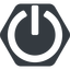 Normal, solid, hexagon, power, on, off, turn-on, turn-off, power-solid icon