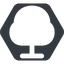 Normal, solid, hexagon, tree, forest, tree-solid icon