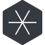 Thin, right, solid, hexagon, star, asterisk-thin, asterisk icon