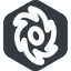 Right, wide, solid, hexagon, galaxy, space, spiral, milky-way, milky, way, cosmos, celestial, stellar, universe, galactic, galaxy-wide icon