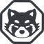 Line, normal, octagon, logo, brand, brands, wolf, open-source, development, abandonware, elypia icon