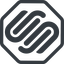 Line, normal, octagon, logo, brand, website, blog, cms, internet, squarespace icon