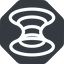 Down, normal, solid, octagon, wormhole, black-hole, hole, spacetime, interstellar, astrophysics, hyperspace, einstein, rosen, singularity, relativity icon