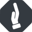 Left, normal, solid, octagon, healthcare, help, care, gift, hand, giving, giving-hand, love, give, giving-hand-solid icon