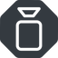 Left, normal, solid, octagon, youtube, video, camera, film, movie, videocamera icon