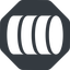 Right, normal, solid, octagon, mysql, sql, database, db, storage, barrel, database-solid icon