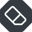 Normal, solid, octagon, horizontal, mirror, remove, eraser, erase, rubber icon