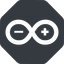 Normal, solid, octagon, logo, brand, board, uno, mega, breakout, pcb, arduino icon